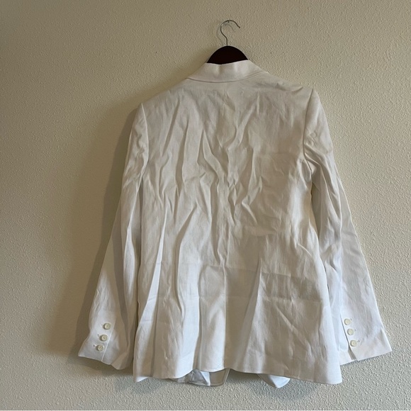 NWOT A.L.C. Women's Davin II Single-Breasted Blazer in White Size 8 - Picture 4 of 16